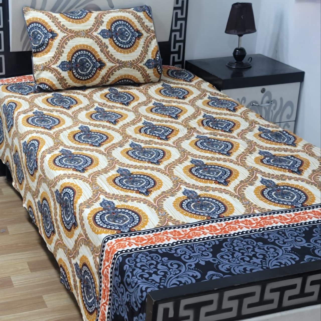 Superior Cotton Single Bedsheet Set – Soft & Breathable
