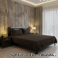 Soft Velvet Fleece Double Bedsheet – Cozy, Warm & Luxuriously Smooth