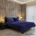 Soft Velvet Fleece Double Bedsheet – Cozy, Warm & Luxuriously Smooth