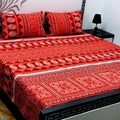 Soft Superior Cotton Printed Bedsheet – Wrinkle-Resistant & Skin-Friendly