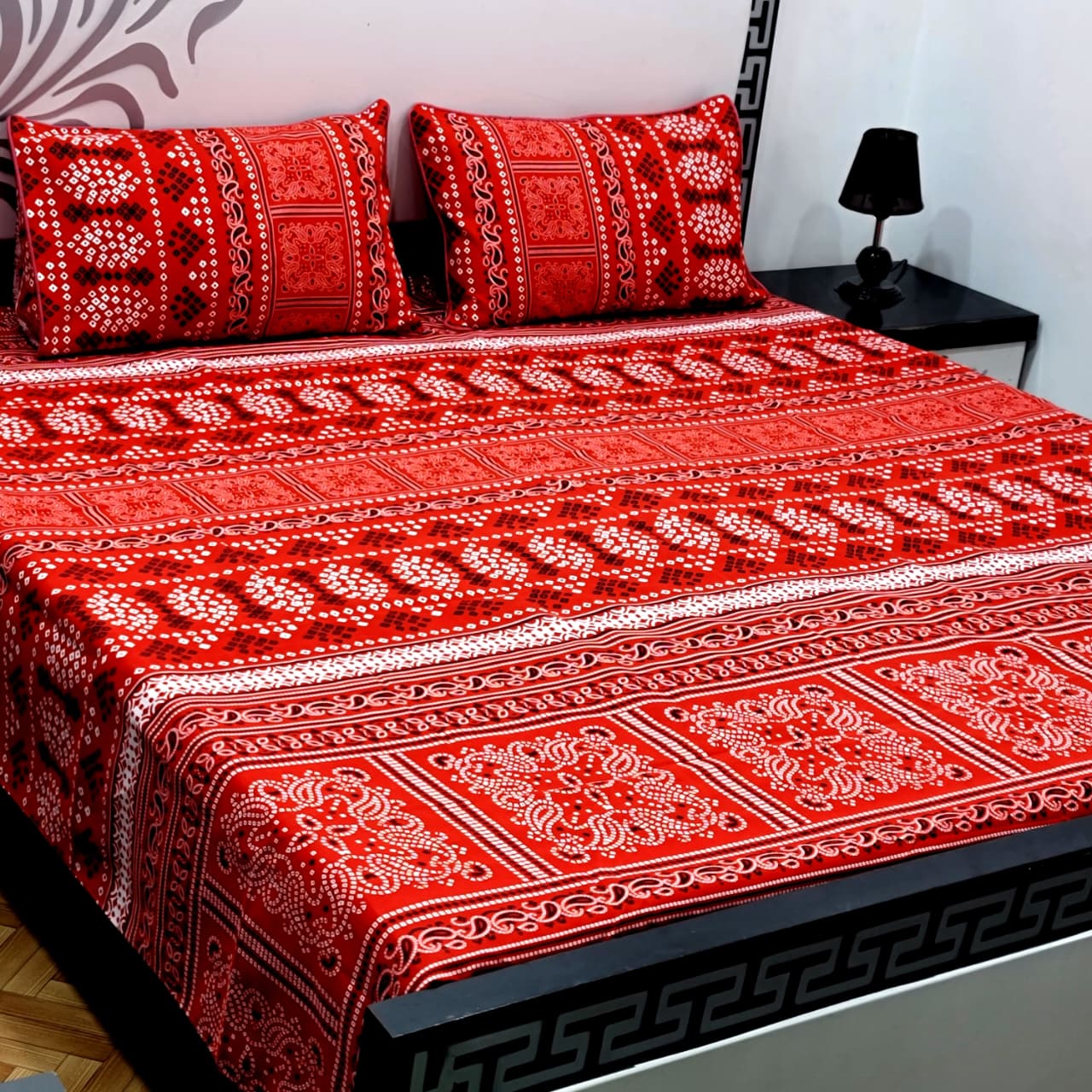 Soft Superior Cotton Printed Bedsheet – Wrinkle-Resistant & Skin-Friendly