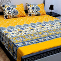 Soft Superior Cotton Printed Bedsheet – Wrinkle-Resistant & Skin-Friendly
