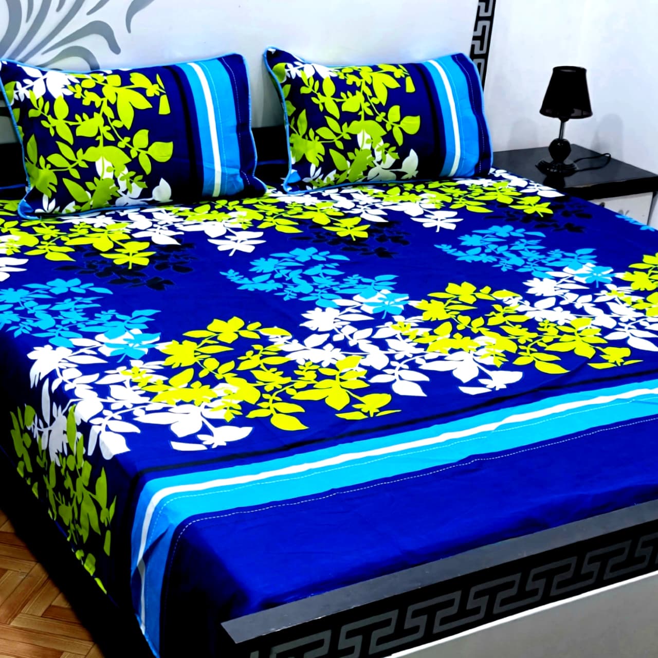 Soft Superior Cotton Printed Bedsheet – Wrinkle-Resistant & Skin-Friendly