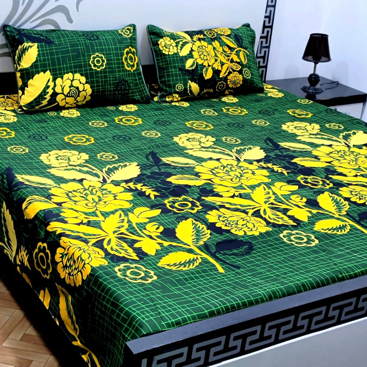 Soft Superior Cotton Printed Bedsheet – Wrinkle-Resistant & Skin-Friendly