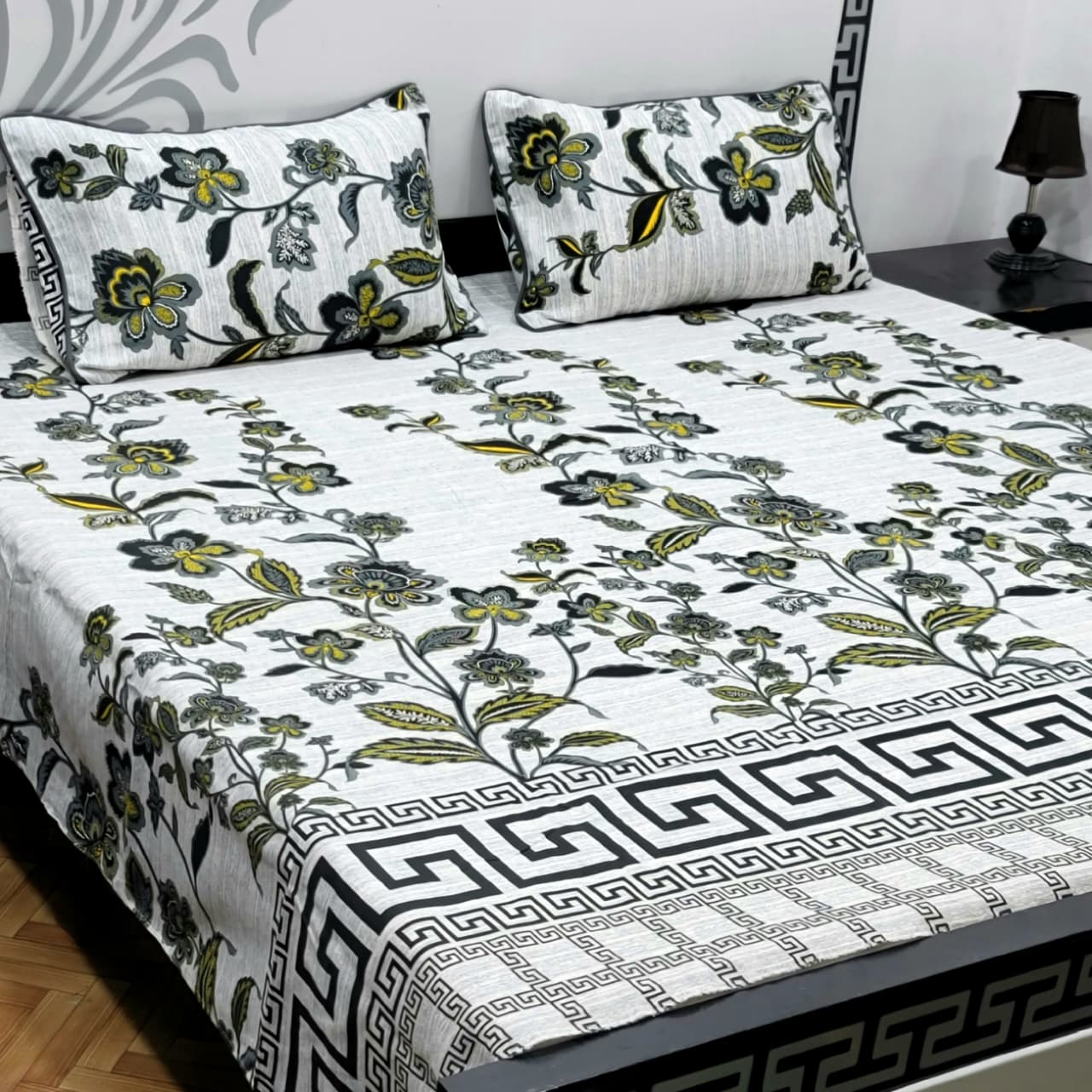 Soft Superior Cotton Printed Bedsheet – Wrinkle-Resistant & Skin-Friendly