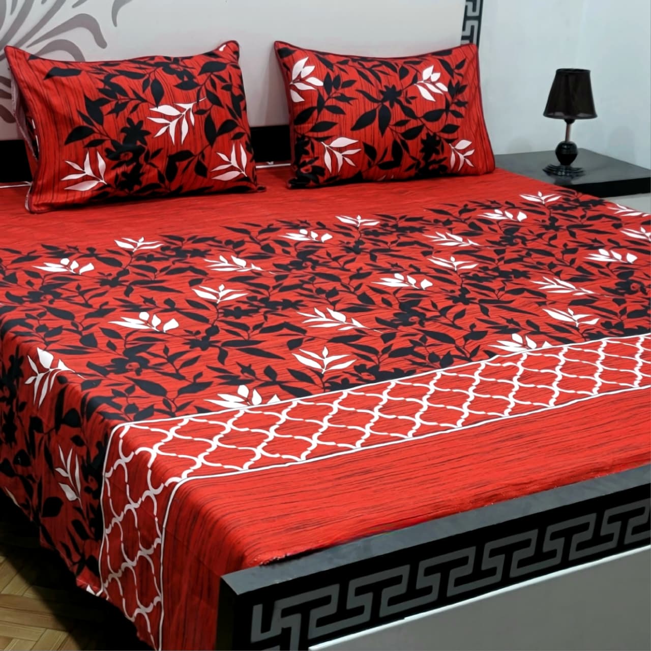 Soft Superior Cotton Printed Bedsheet – Wrinkle-Resistant & Skin-Friendly