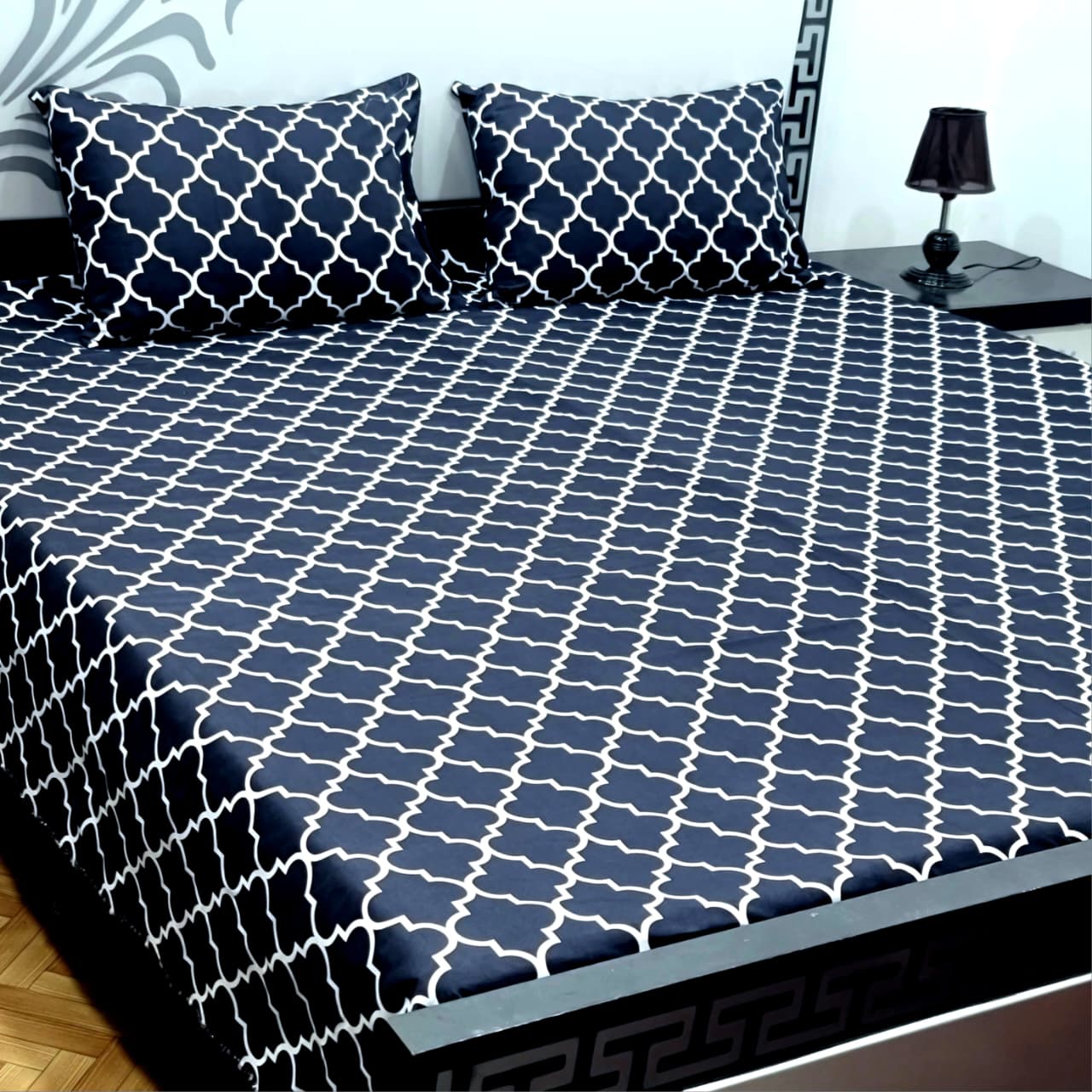 Soft Superior Cotton Printed Bedsheet – Wrinkle-Resistant & Skin-Friendly