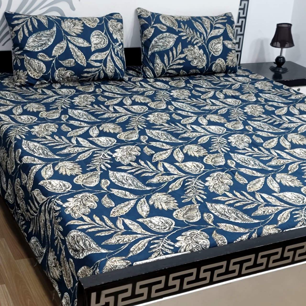 Soft Superior Cotton Printed Bedsheet – Wrinkle-Resistant & Skin-Friendly