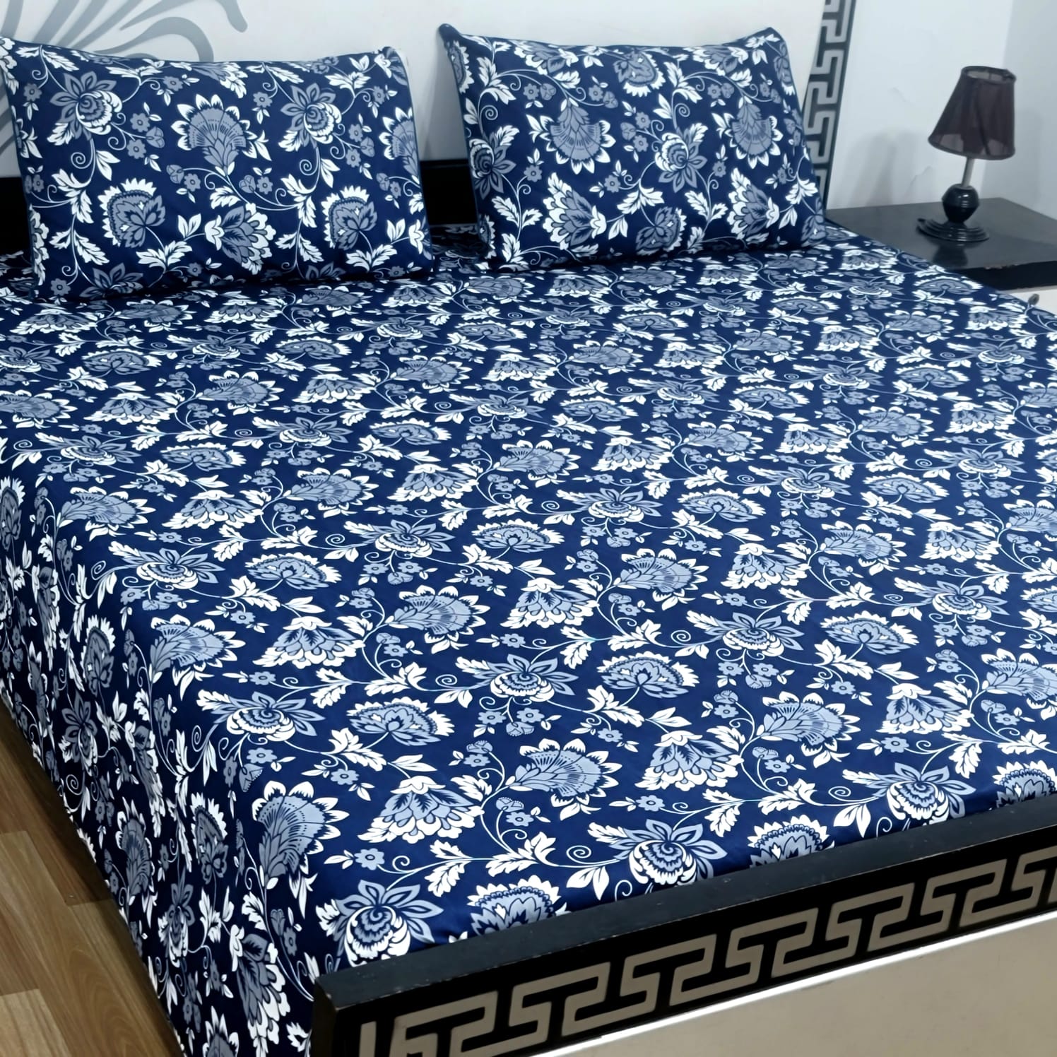 Soft Superior Cotton Printed Bedsheet – Wrinkle-Resistant & Skin-Friendly