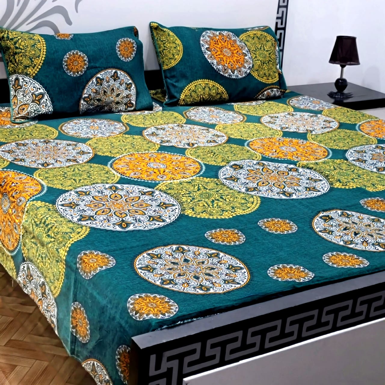 Soft Superior Cotton Printed Bedsheet – Wrinkle-Resistant & Skin-Friendly