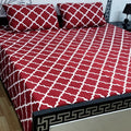 Soft Superior Cotton Printed Bedsheet – Wrinkle-Resistant & Skin-Friendly
