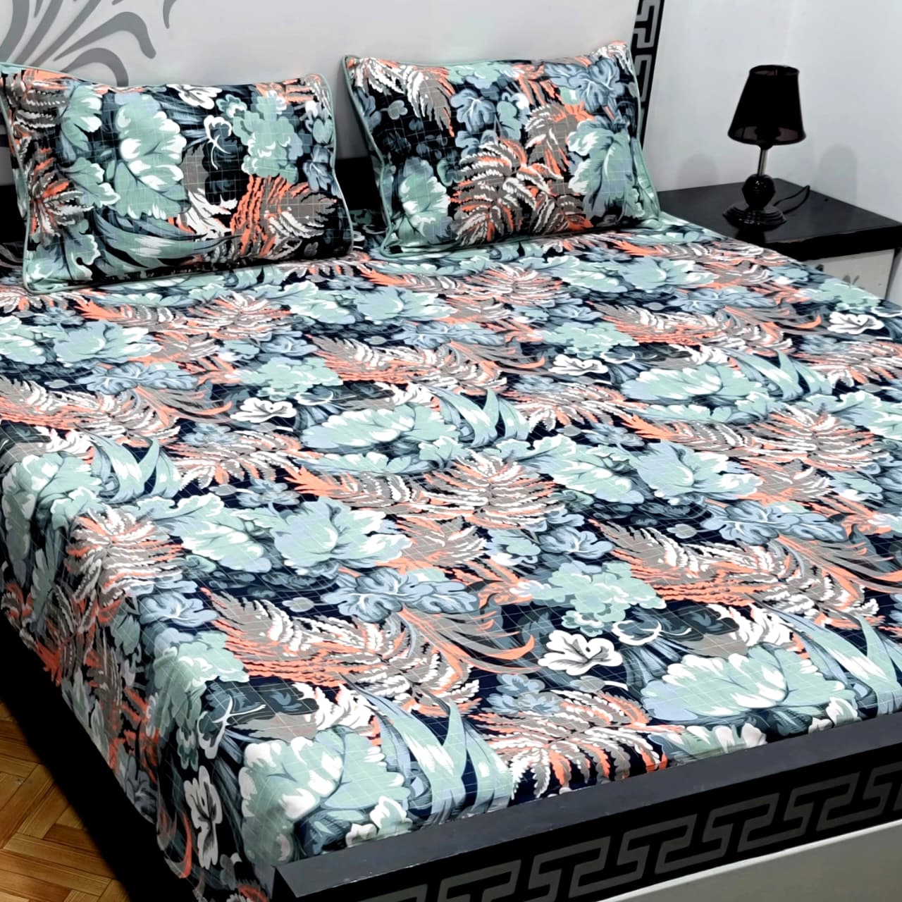 Soft Superior Cotton Printed Bedsheet – Wrinkle-Resistant & Skin-Friendly
