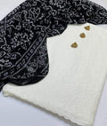 Chicken Kari Embroidered Lawn 3-Piece Suit with Crinkle Chiffon Dupatta
