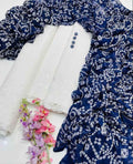 Chicken Kari Embroidered Lawn 3-Piece Suit with Crinkle Chiffon Dupatta