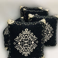 Luxury Velvet Jacquard Cushion Cover – Elegant Soft Decorative Pillow Cover