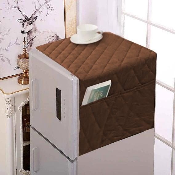 Quilted Fridge Cover with Storage Pockets – Kitchen Organizer