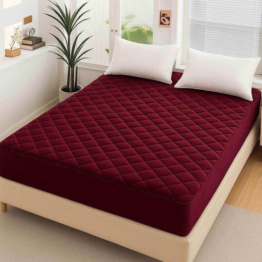 Quilted Mattress Cover – Soft Protective Bedding Cover