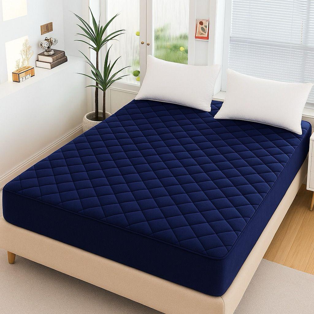 Quilted Mattress Cover – Soft Protective Bedding Cover
