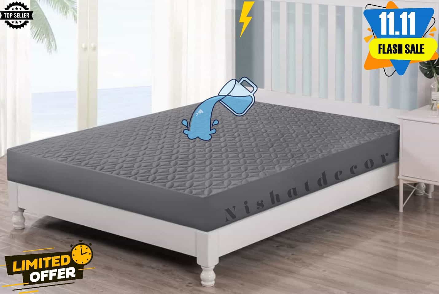 Quilted Mattress Cover – Soft Protective Bedding Cover