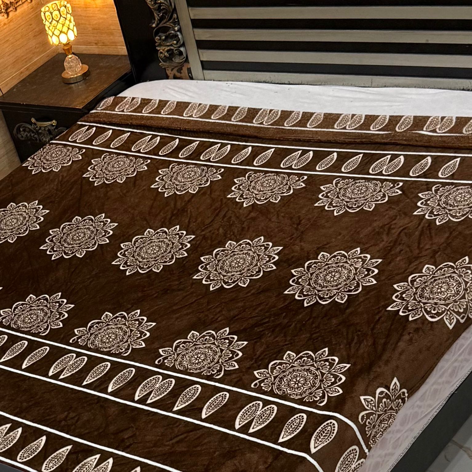 Double Bed Printed AC Blanket Comfort