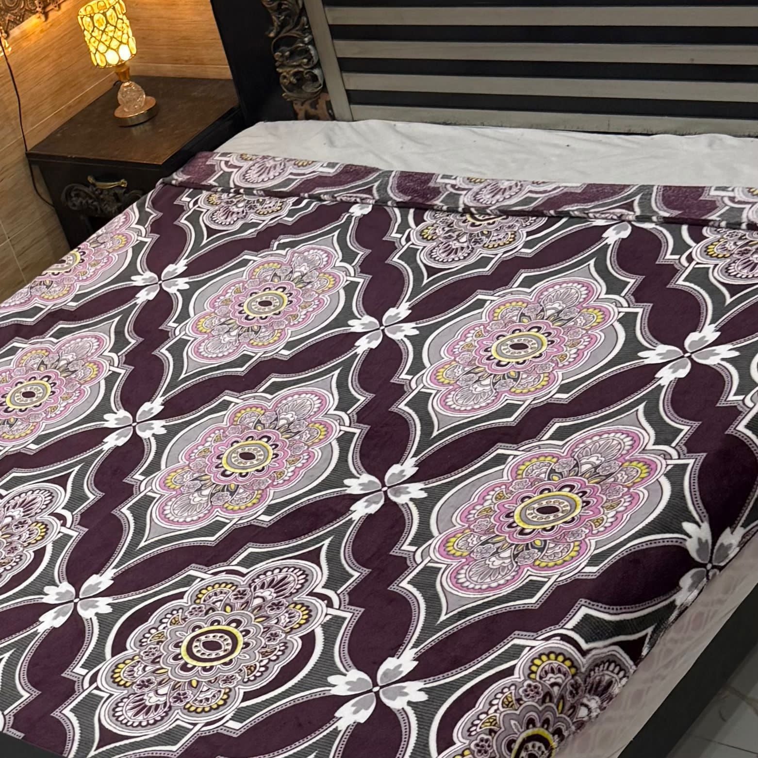 Double Bed Printed AC Blanket Comfort