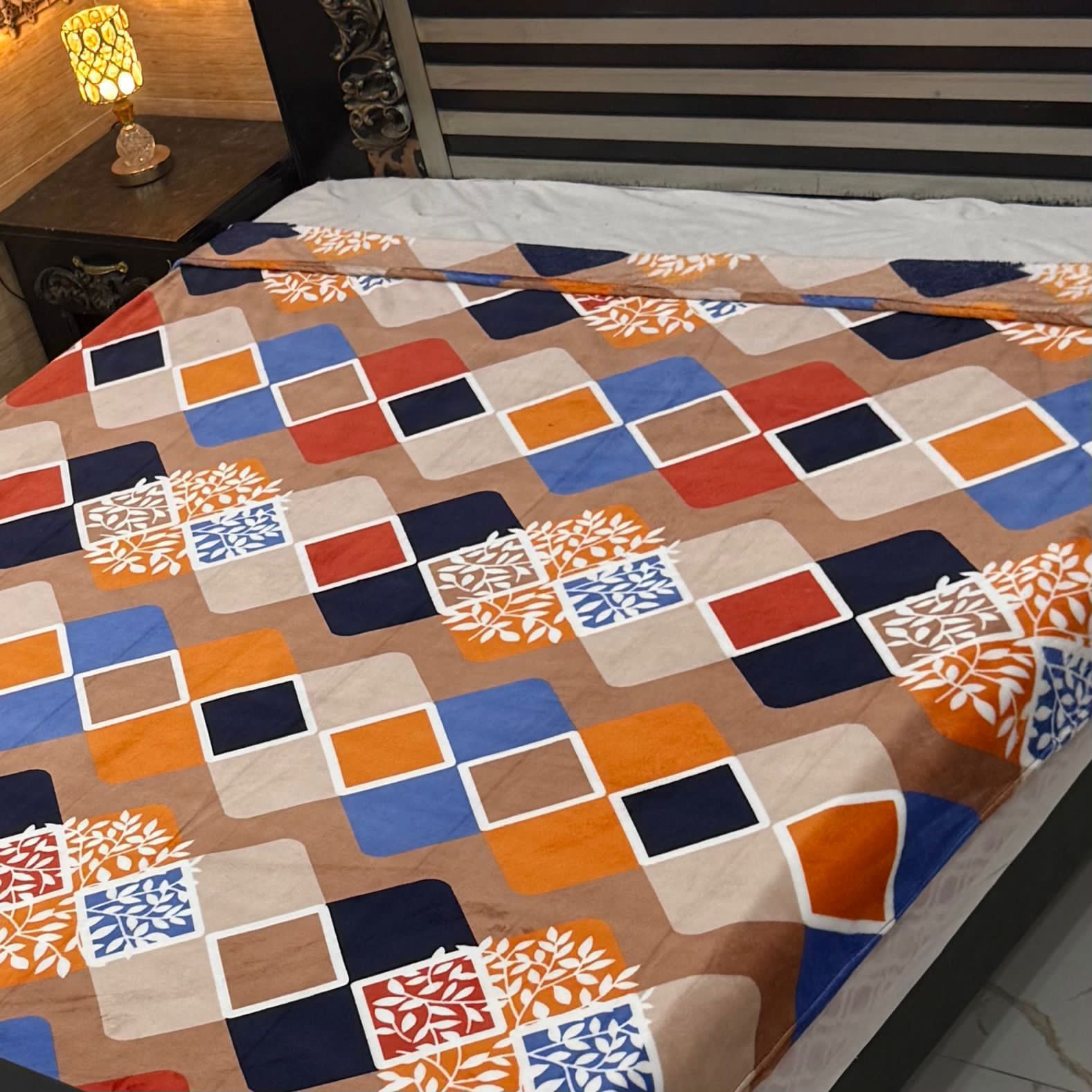 Double Bed Printed AC Blanket Comfort