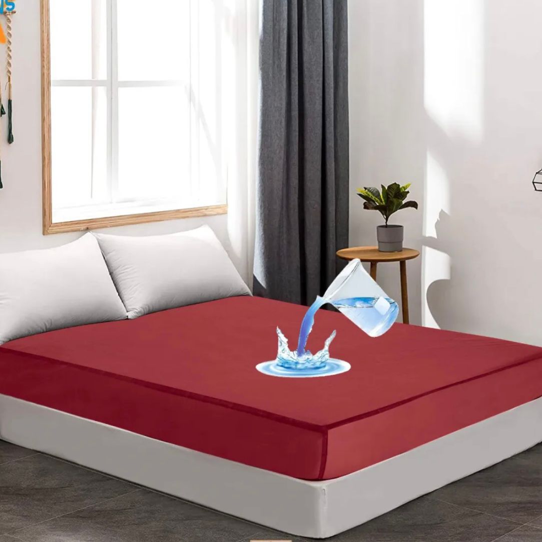 Luxury Waterproof Mattress Protector – Soft, Silent & Long-Lasting Bed Cover