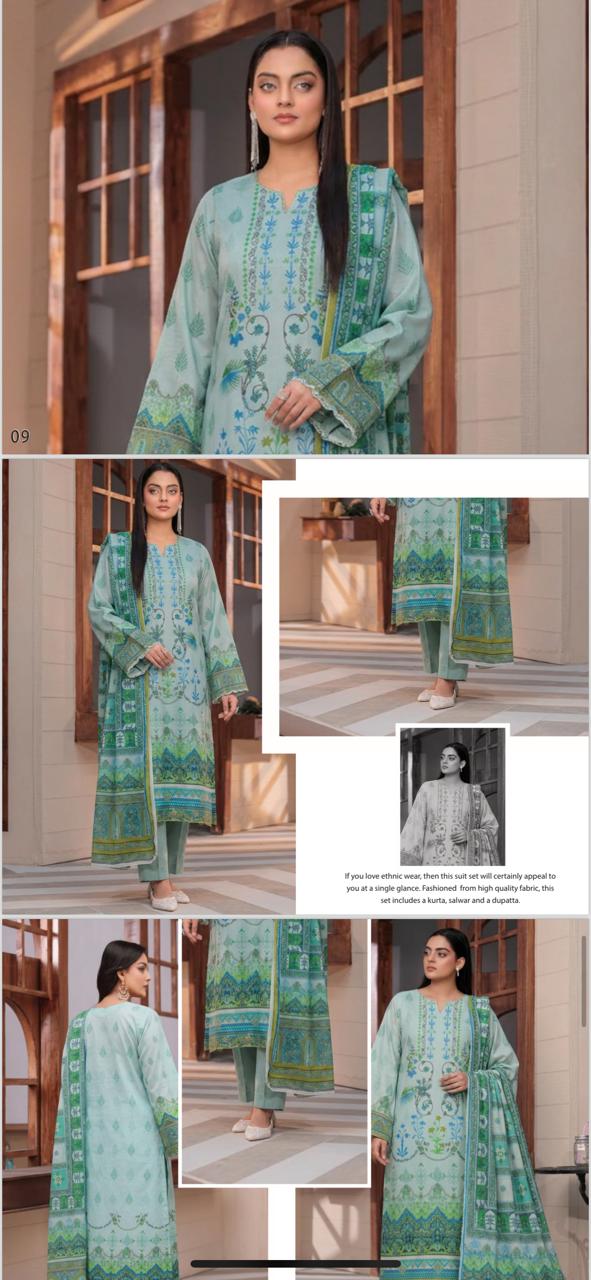 *✨Momina M Prints Lawn 3pc Suit ✨*