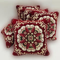 Luxury Velvet Jacquard Cushion Cover – Elegant Soft Decorative Pillow Cover