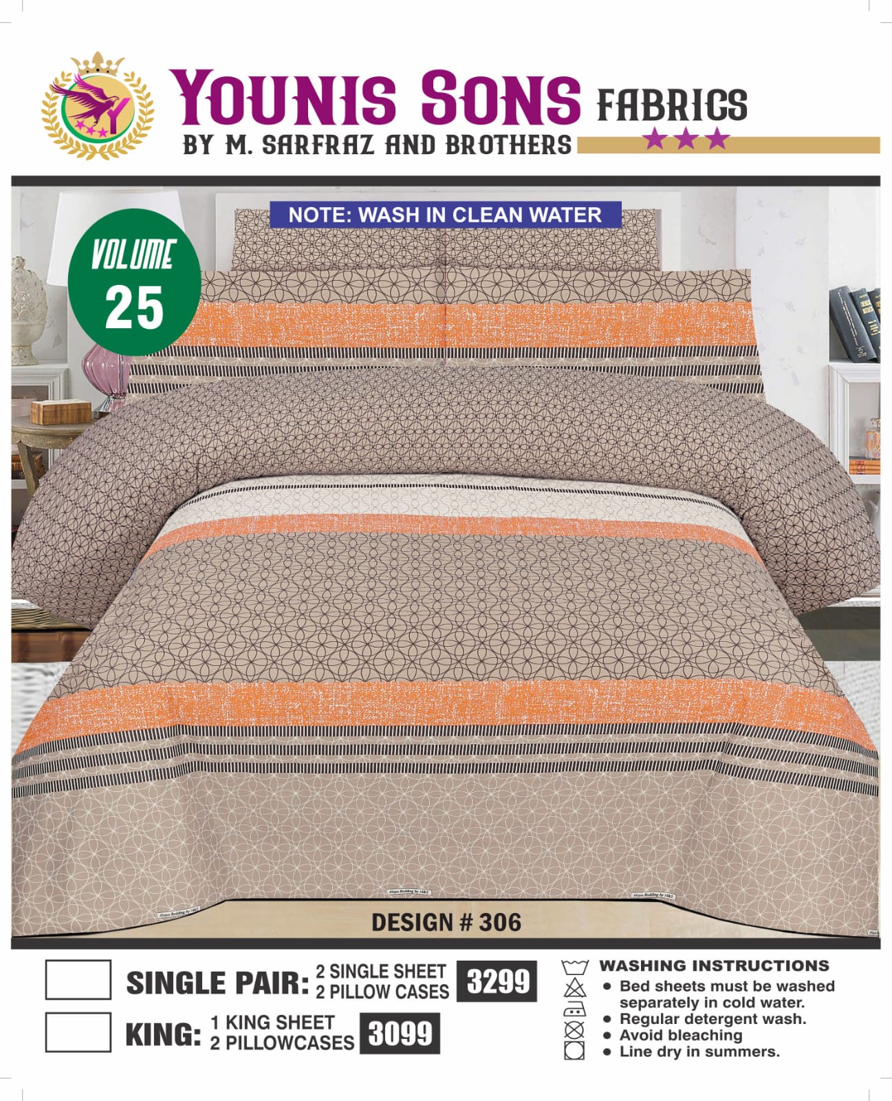 Premium Pure Cotton King Size Bedsheet – Soft, Breathable & Luxury Comfort