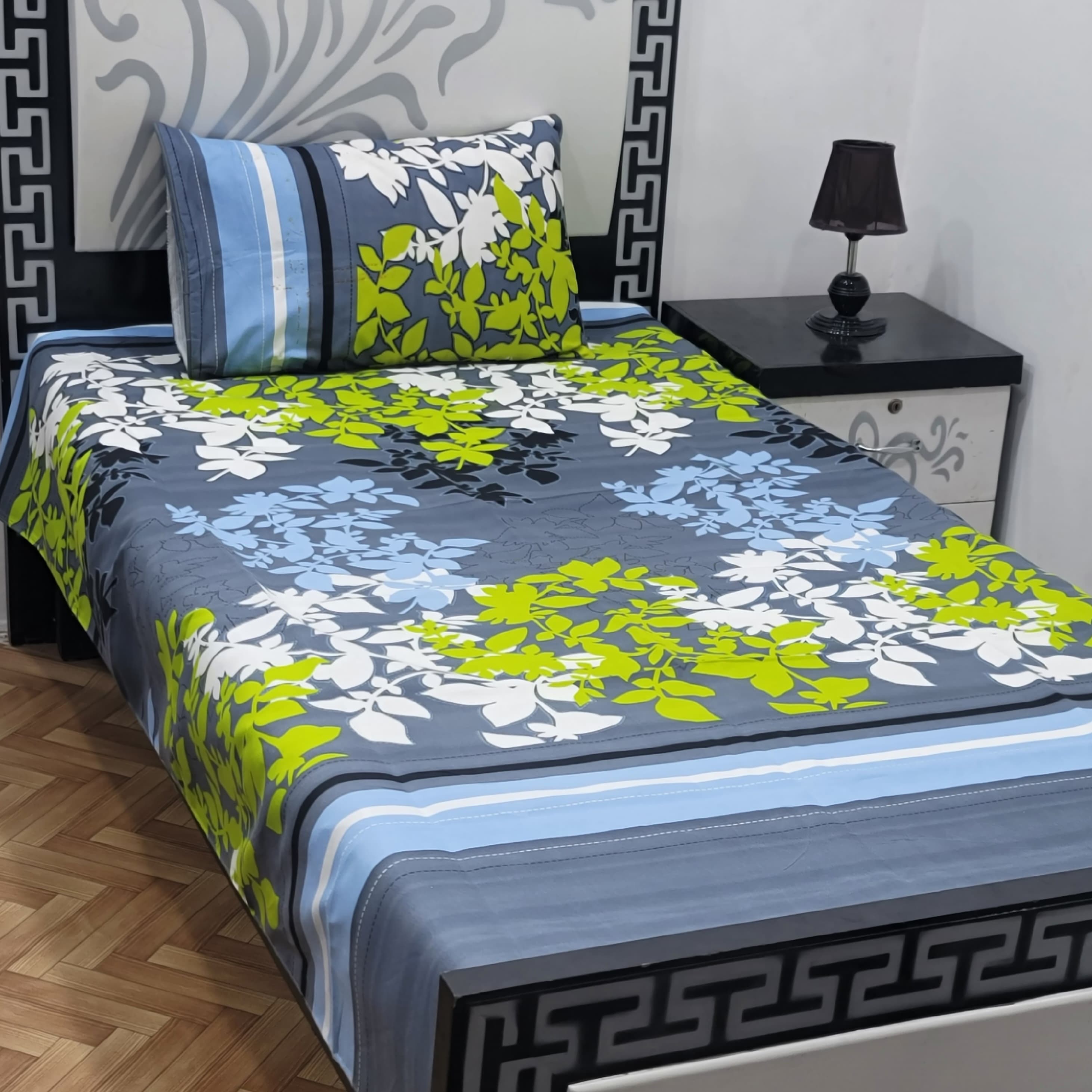 Superior Cotton Single Bedsheet Set – Soft & Breathable