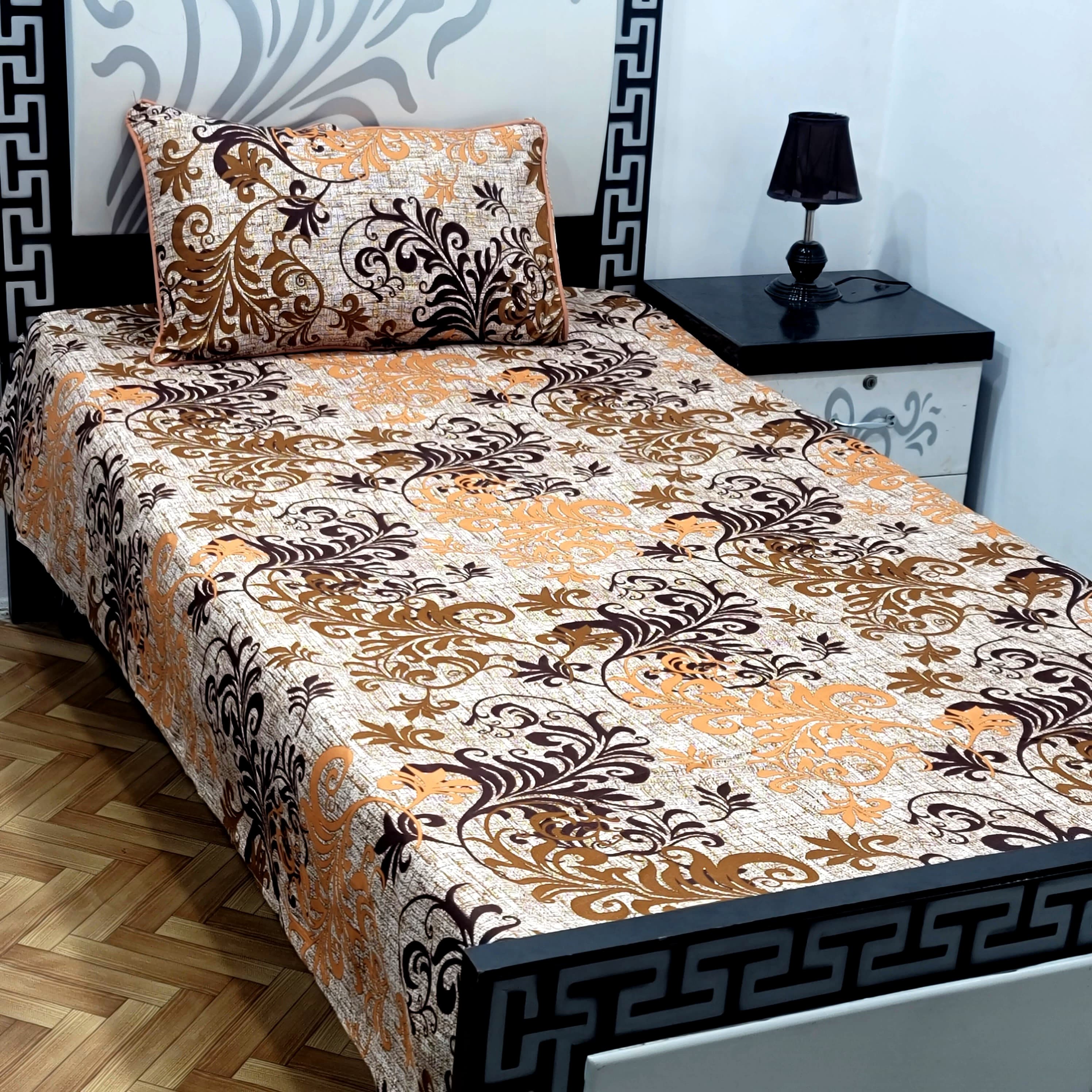 Superior Cotton Single Bedsheet Set – Soft & Breathable