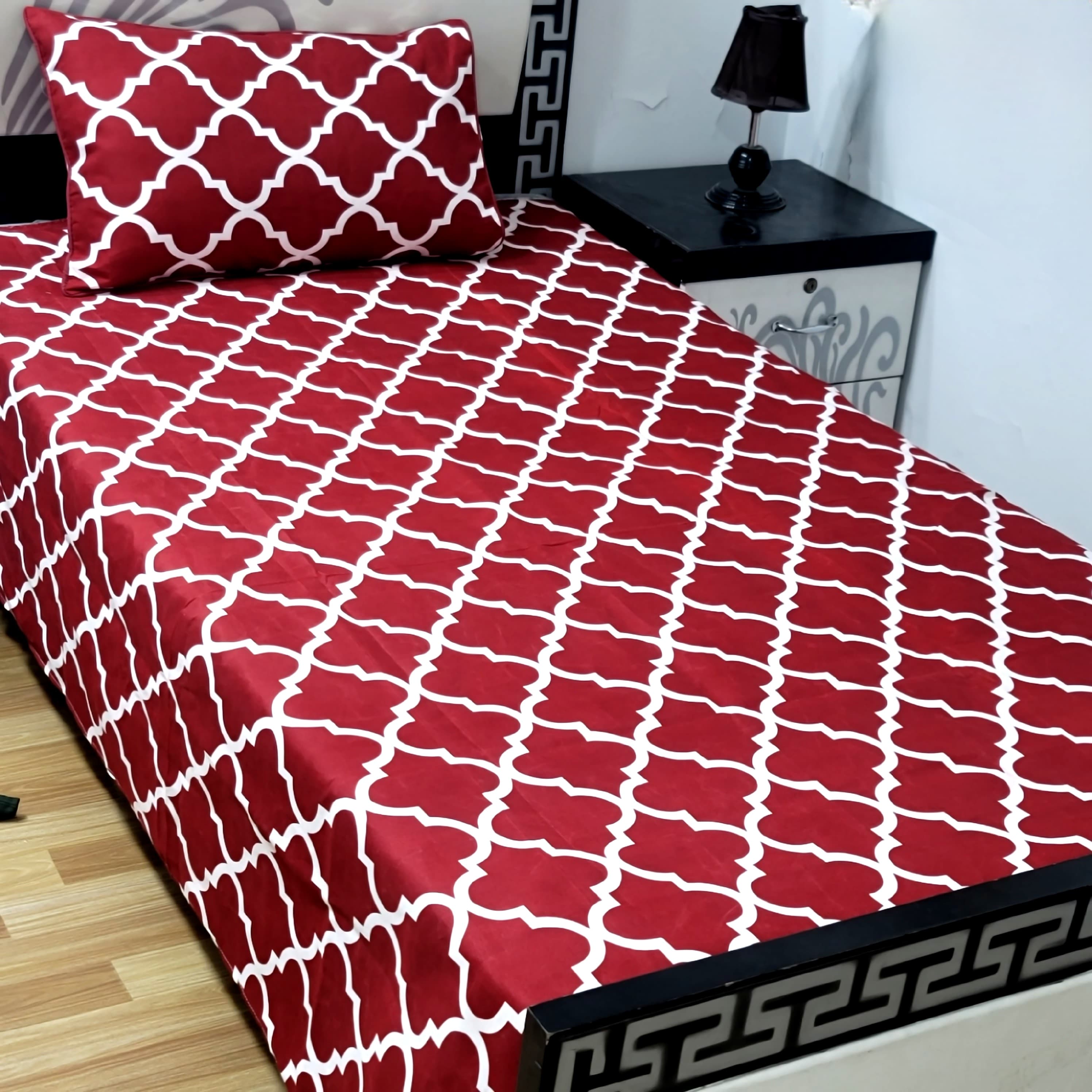 Superior Cotton Single Bedsheet Set – Soft & Breathable