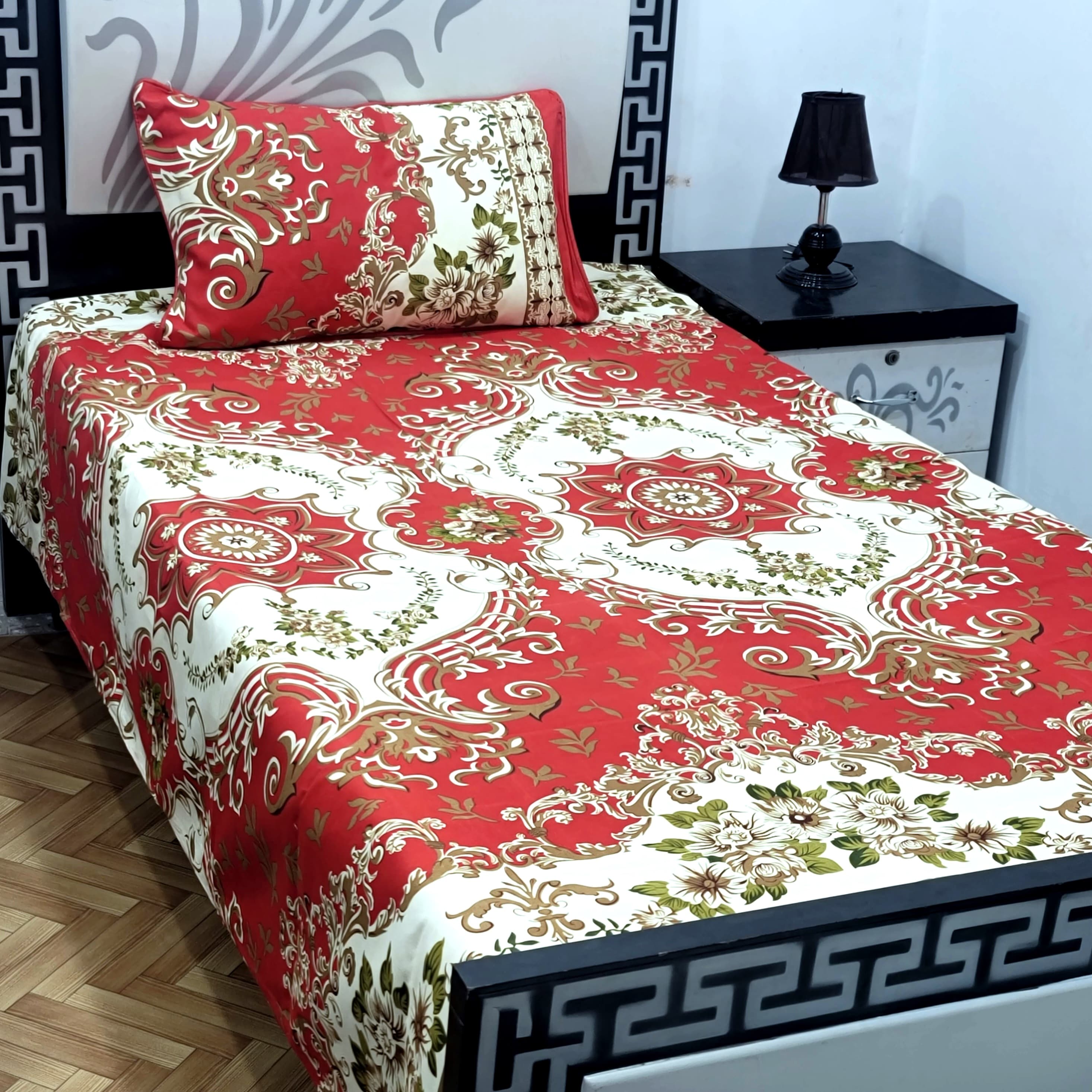 Superior Cotton Single Bedsheet Set – Soft & Breathable