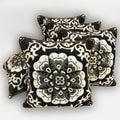 Luxury Velvet Jacquard Cushion Cover – Elegant Soft Decorative Pillow Cover