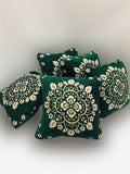 Luxury Velvet Jacquard Cushion Cover – Elegant Soft Decorative Pillow Cover