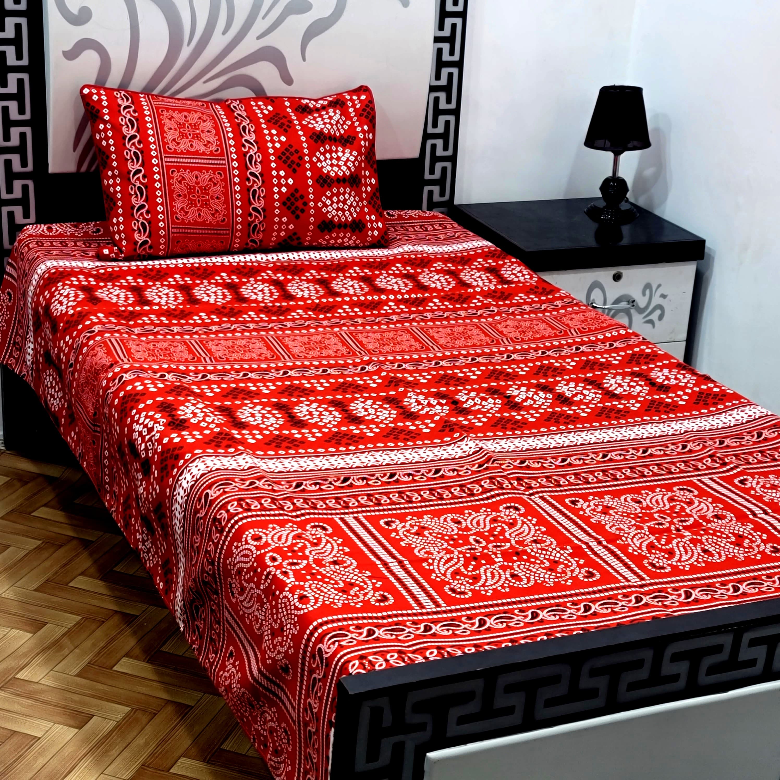 Superior Cotton Single Bedsheet Set – Soft & Breathable