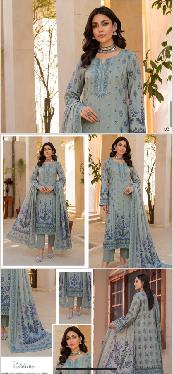 *✨Momina M Prints Lawn 3pc Suit ✨*