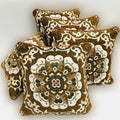 Luxury Velvet Jacquard Cushion Cover – Elegant Soft Decorative Pillow Cover