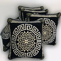 Luxury Velvet Jacquard Cushion Cover – Elegant Soft Decorative Pillow Cover