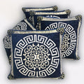 Luxury Velvet Jacquard Cushion Cover – Elegant Soft Decorative Pillow Cover