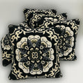 Luxury Velvet Jacquard Cushion Cover – Elegant Soft Decorative Pillow Cover