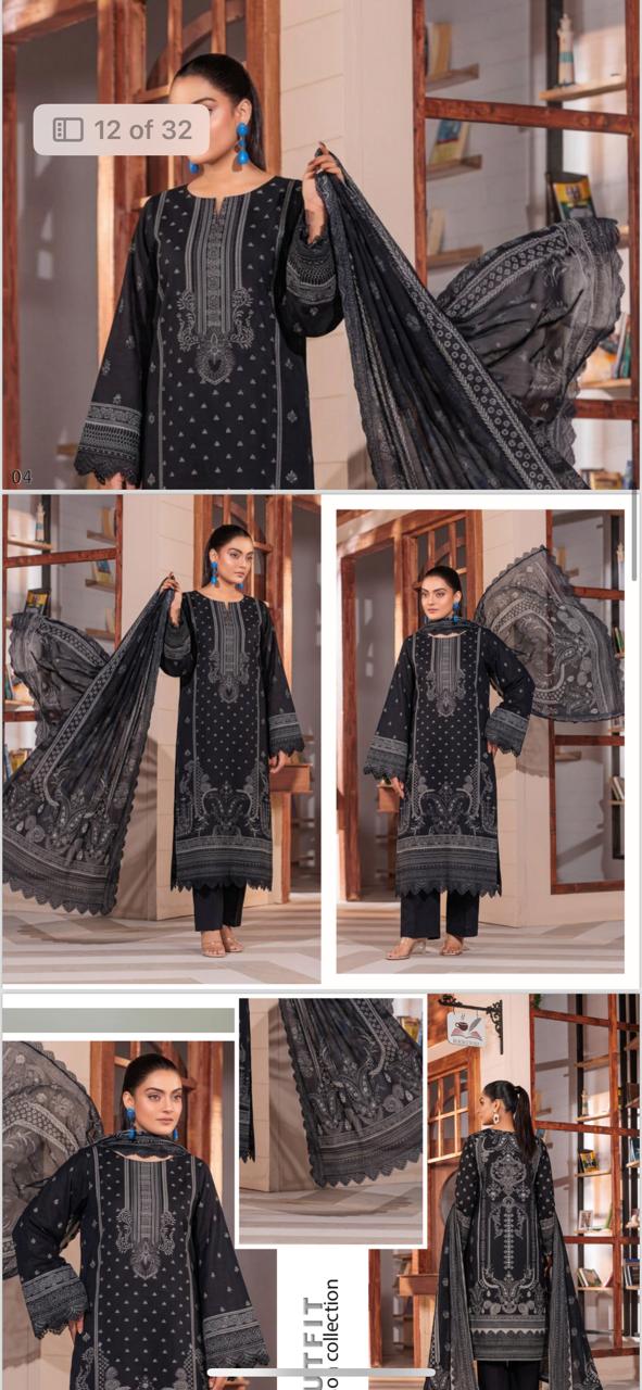 *✨Momina M Prints Lawn 3pc Suit ✨*