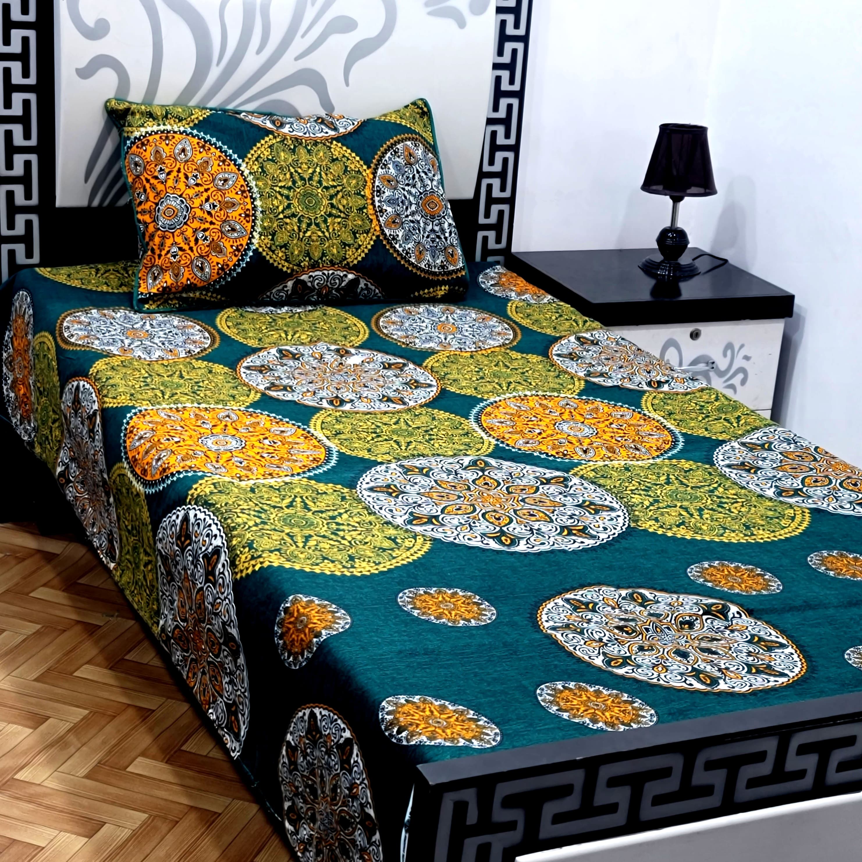 Superior Cotton Single Bedsheet Set – Soft & Breathable